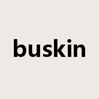 buskin是什么意思