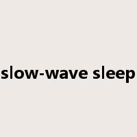 slow-wave sleep是什么意思