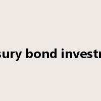 treasury bond investment是什么意思