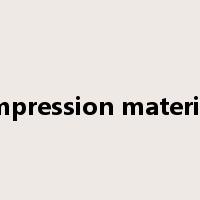impression material是什么意思
