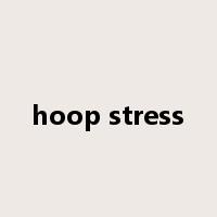 hoop stress是什么意思
