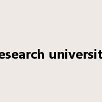 research university是什么意思