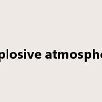 explosive atmosphere是什么意思