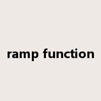 ramp function是什么意思