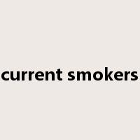 current smokers是什么意思
