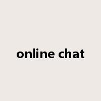 online chat是什么意思