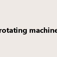 rotating machine是什么意思