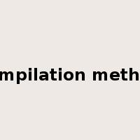 compilation method是什么意思