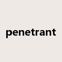penetrant是什么意思