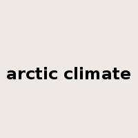 arctic climate是什么意思