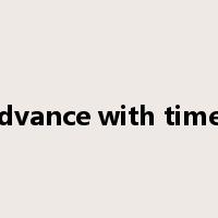 advance with times是什么意思