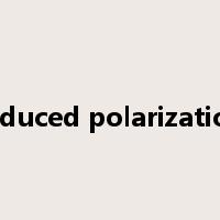 induced polarization是什么意思