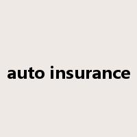 auto insurance是什么意思