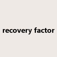 recovery factor是什么意思