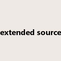 extended source是什么意思