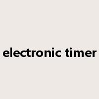 electronic timer是什么意思