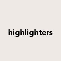 highlighters是什么意思