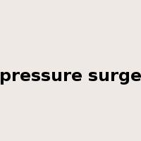 pressure surge是什么意思