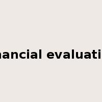 financial evaluation是什么意思