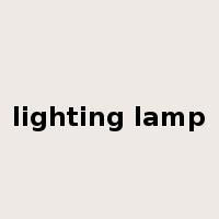 lighting lamp是什么意思