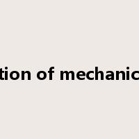 conservation of mechanical energy是什么意思