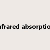 infrared absorption是什么意思