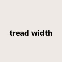 tread width是什么意思