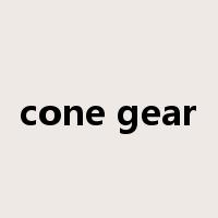 cone gear是什么意思