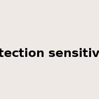 detection sensitivity是什么意思