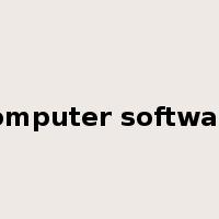 computer software是什么意思
