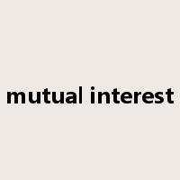 mutual interest是什么意思