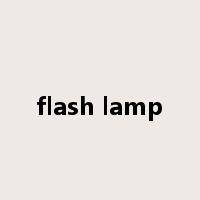 flash lamp是什么意思