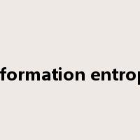 information entropy是什么意思