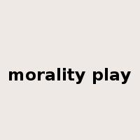 morality play是什么意思