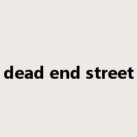 dead end street是什么意思