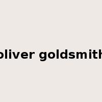 oliver goldsmith是什么意思