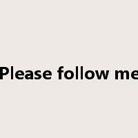 Please follow me是什么意思