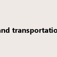 land transportation是什么意思