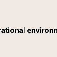 operational environment是什么意思