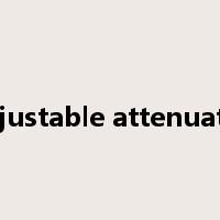 adjustable attenuator是什么意思