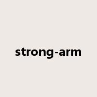 strong-arm是什么意思
