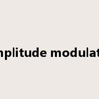 amplitude modulator是什么意思