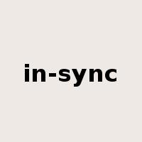in-sync是什么意思