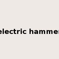 electric hammer是什么意思