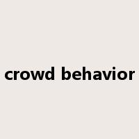 crowd behavior是什么意思