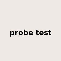 probe test是什么意思