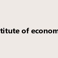 institute of economics是什么意思