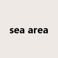 sea area是什么意思