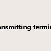 transmitting terminal是什么意思