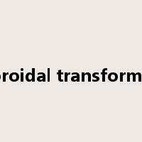 toroidal transformer是什么意思
